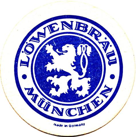 mnchen m-by lwen lwe wei 2a (rund215-u made in germany-rand breiter-blau) 